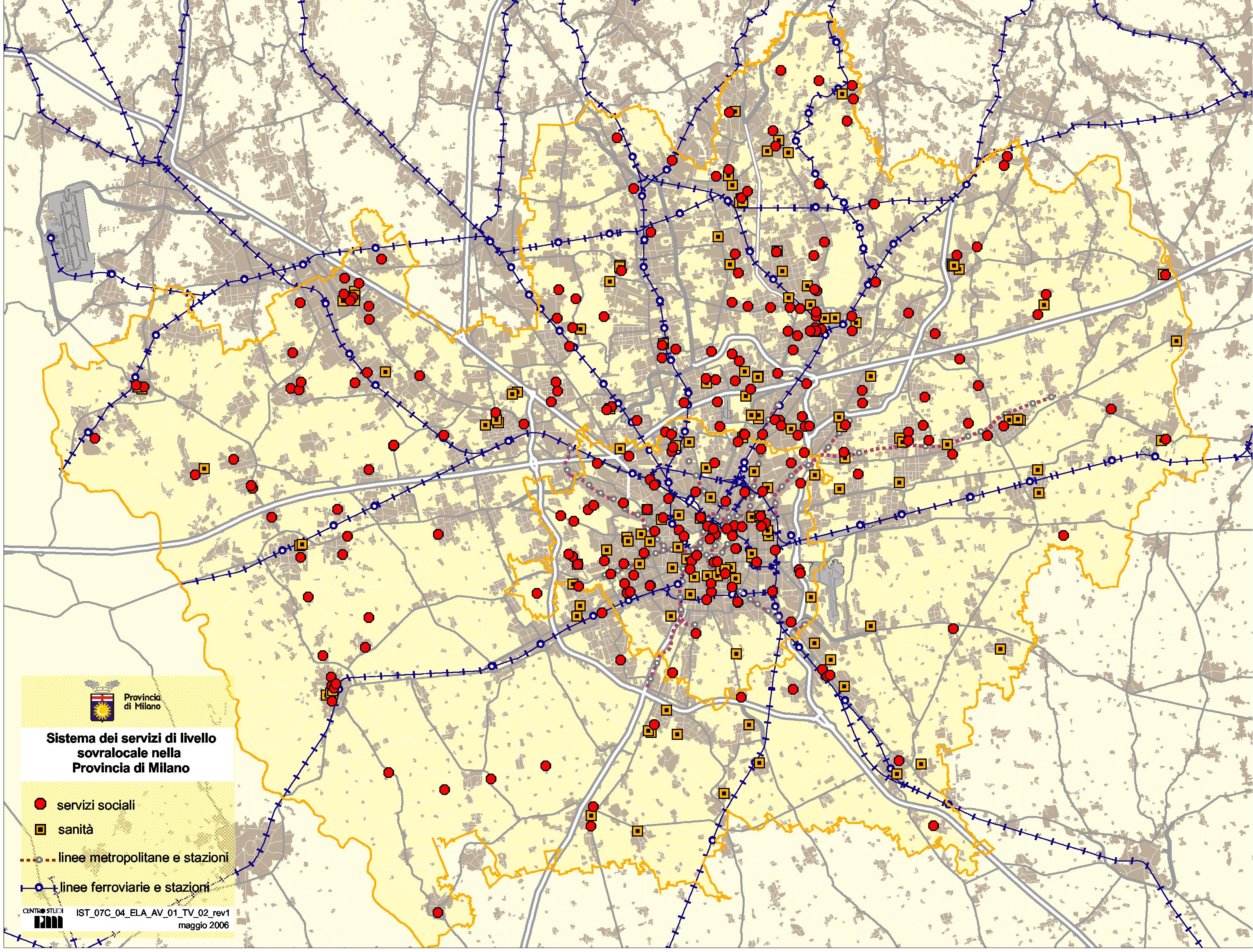 Servizi e polarità metropolitane