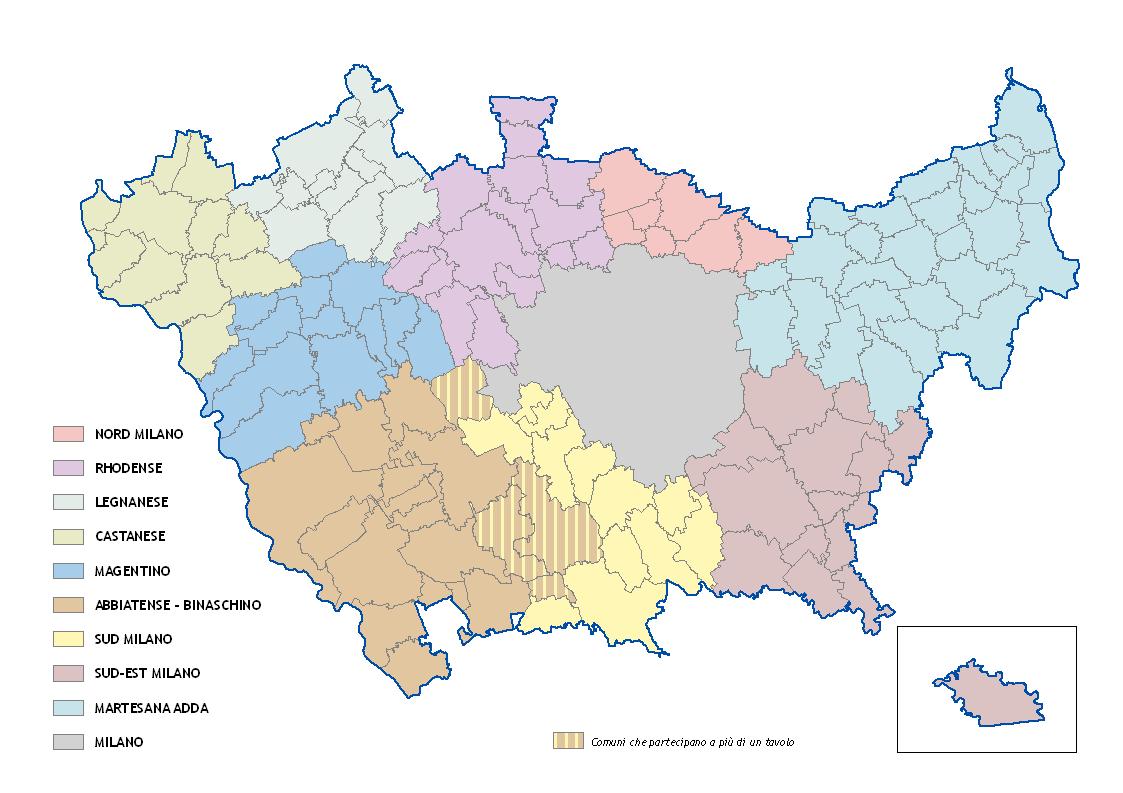 mappa tavoli interistituzionali - maggio 2010