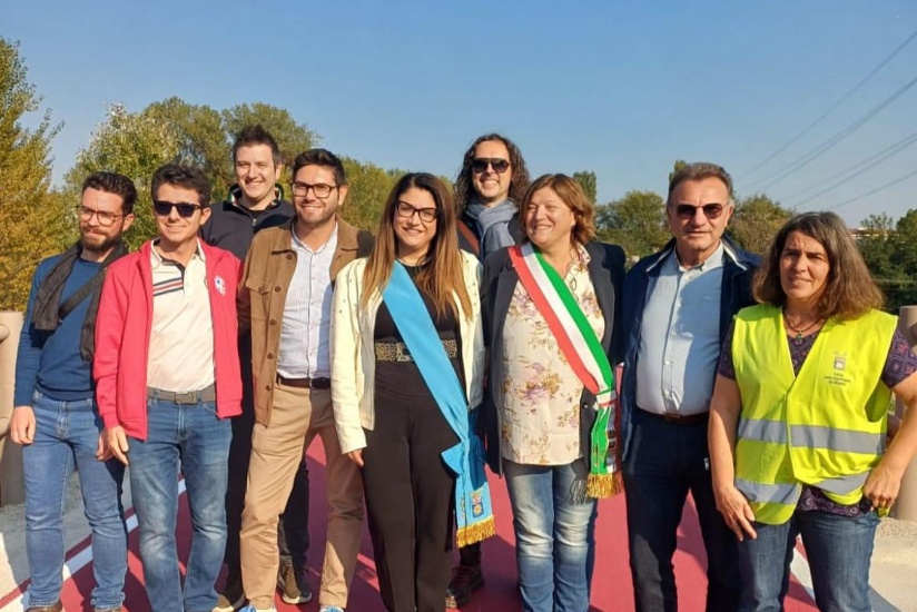 Inaugurata la passarella ciclopedonale di Paderno Dugnano