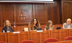 Da sinistra: Anna Tadini, Daniela Caputo, Maria Chiara Voci, Giovanni Deleo