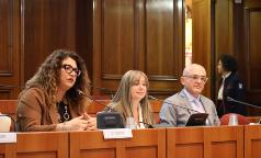 Daniela Caputo consigliera di CMM, la giornalista Maria Chiara Voci (Sole24Ore), il presidente di Assimpredil Ance Giovanni Deleo