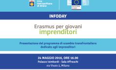 24 maggio 2016 - Presentazione del progetto ERASMUS per giovani imprenditori