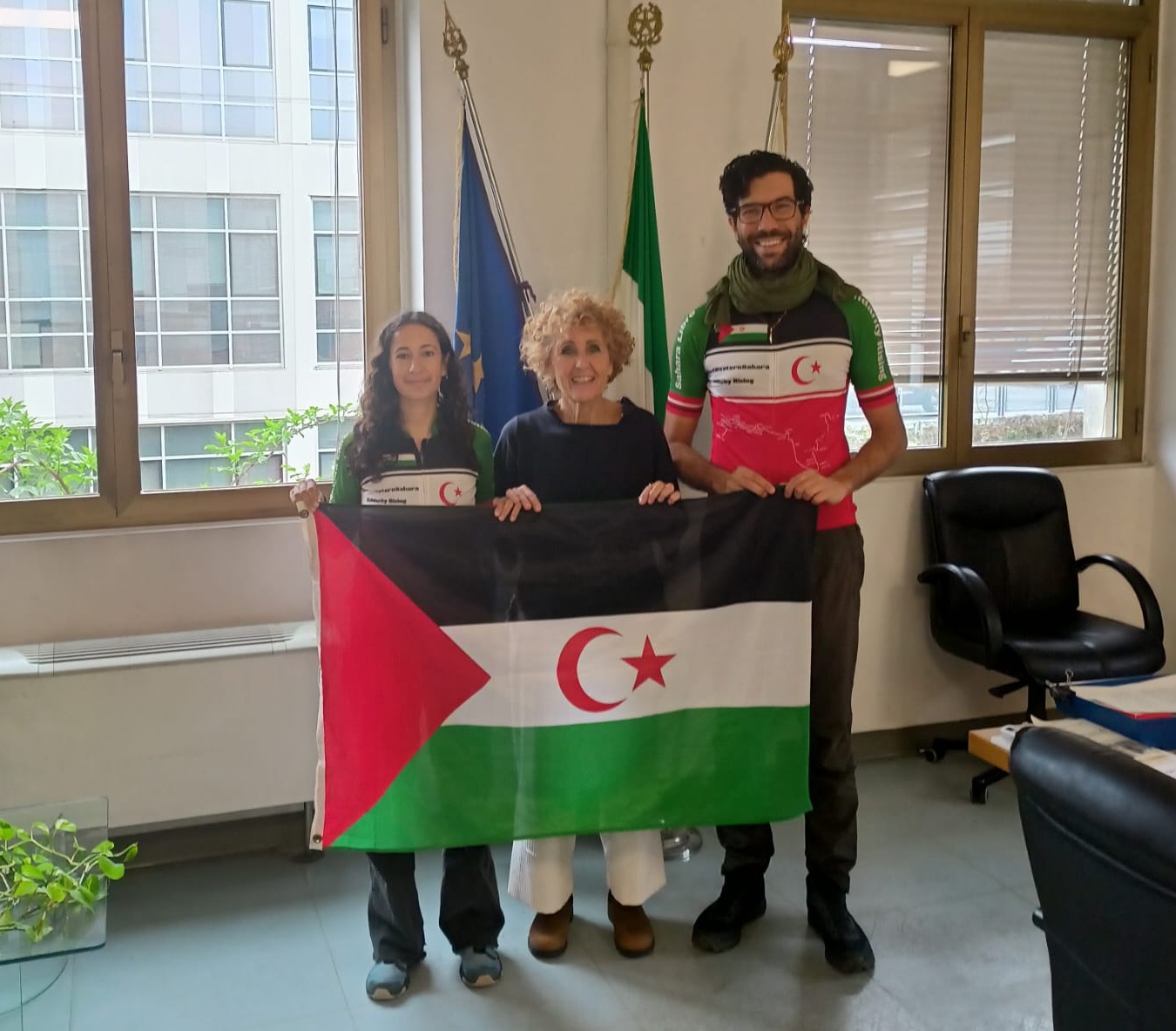 Sanna Ghotbi, Diana De Marchi e Benjamin Ladraa Sanna Ghotbi, Diana De Marchi e Benjamin Ladraa